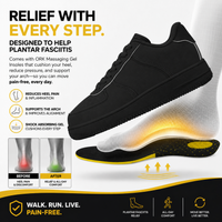All-Day Comfort Sneakers with Plantar Fasciitis Relief