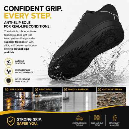 All-Day Comfort Sneakers with Plantar Fasciitis Relief
